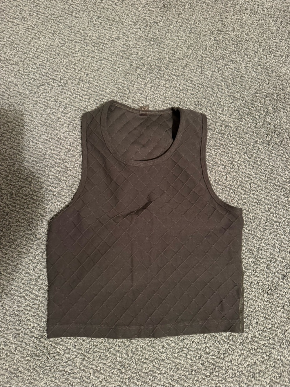 Beyond Yoga Quilted Tank Top - olive green